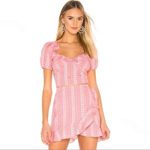 Cleobella Sydney Crop Top in Rose - REVOLVE